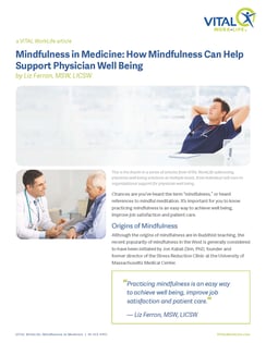 Mindfulness in Medicine